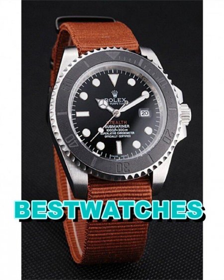 Rolex Submariner STEALTH MK III Brown Fabric Band rl425 621387