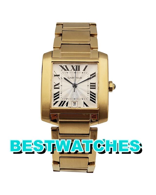 Cartier Replica Tank Francaise W50001R2 - 29 MM [493] - $147.00 : Best AAA Replica Watches Online, Top Quality Fake Watches